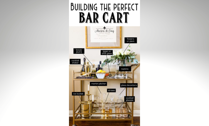 How to Decorate a Bart Cart without Alcohol – A Few Cocktails