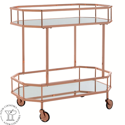 Clear Bar Cart