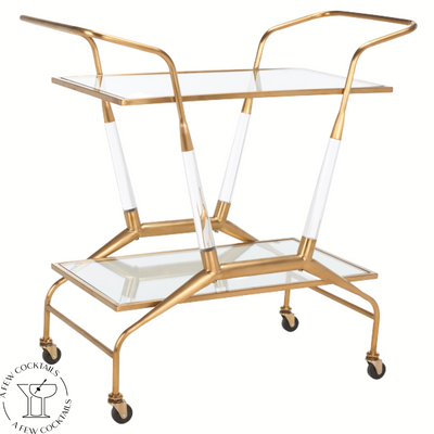 Mid Century Bar Cart