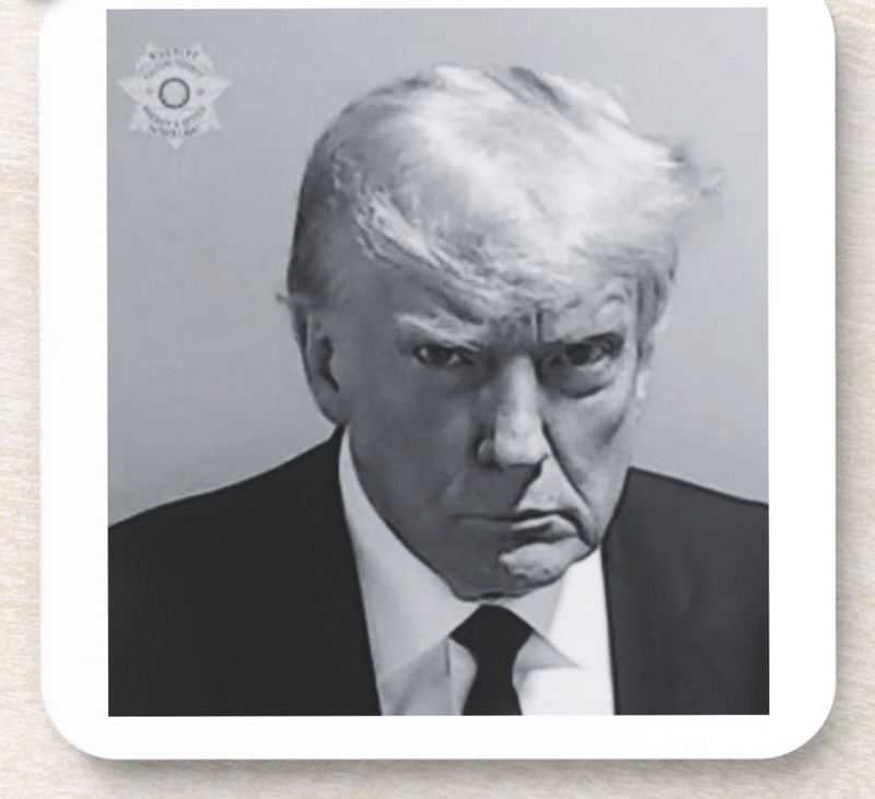 Trump Mugshot Coaster