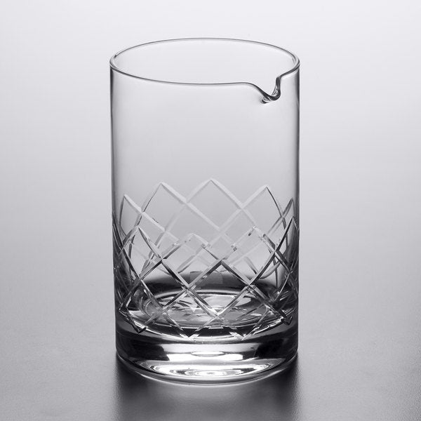 Diamond Cut Cocktail Mixing Glass